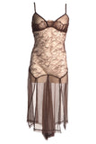 Love Story Truffle Sheer Fishtail Lace Slip