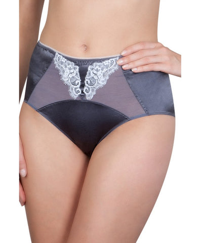 La Vintage Grey High Waisted Brief