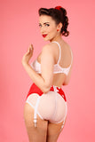 Red Betsy Spot Suspender Belt