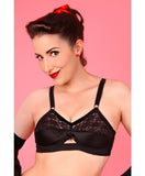 Grace Half Lace Satin Bra