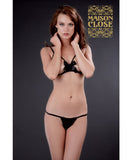 Le Petit Secret Open Thong Black