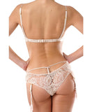 Tease Suspender Brief - Pink Champagne