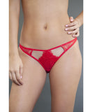 Angelina Red Cut Out Brief