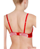 Red L'Honorable Padded Plunge Bra