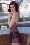 Love Story Noire Lace Short Slip