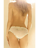 Just Married Silk Chiffon Knickers